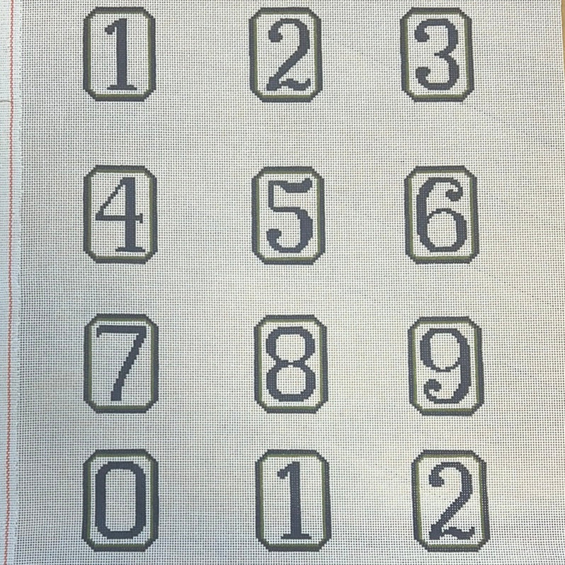 Blue/Green Perpetual Calendar Numbers