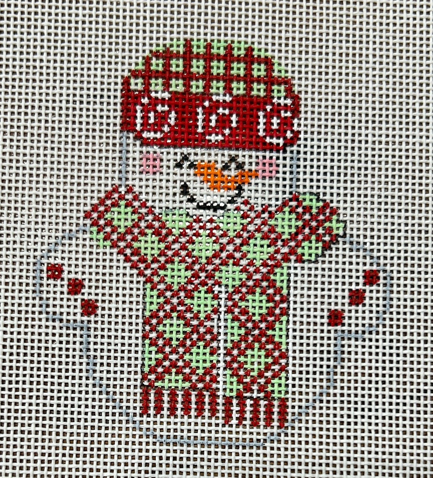 Snowman with Scarf