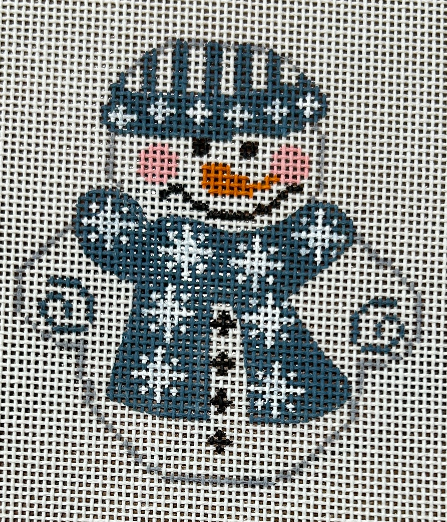 Snowman with Scarf