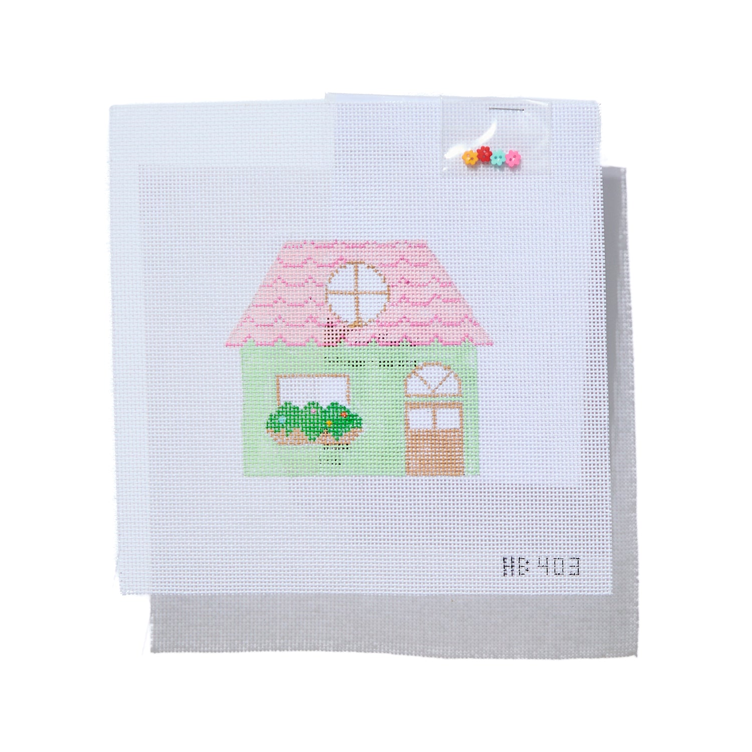 Cottage - Green &amp; Pink
