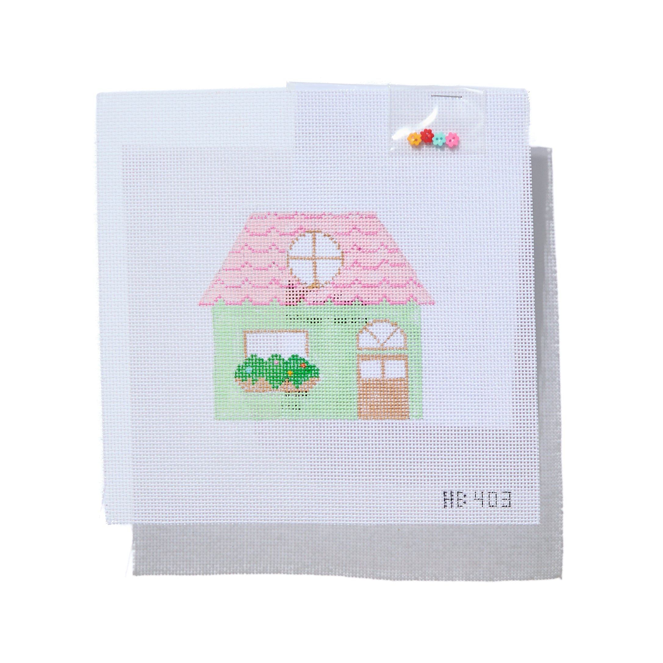Cottage - Green &amp; Pink