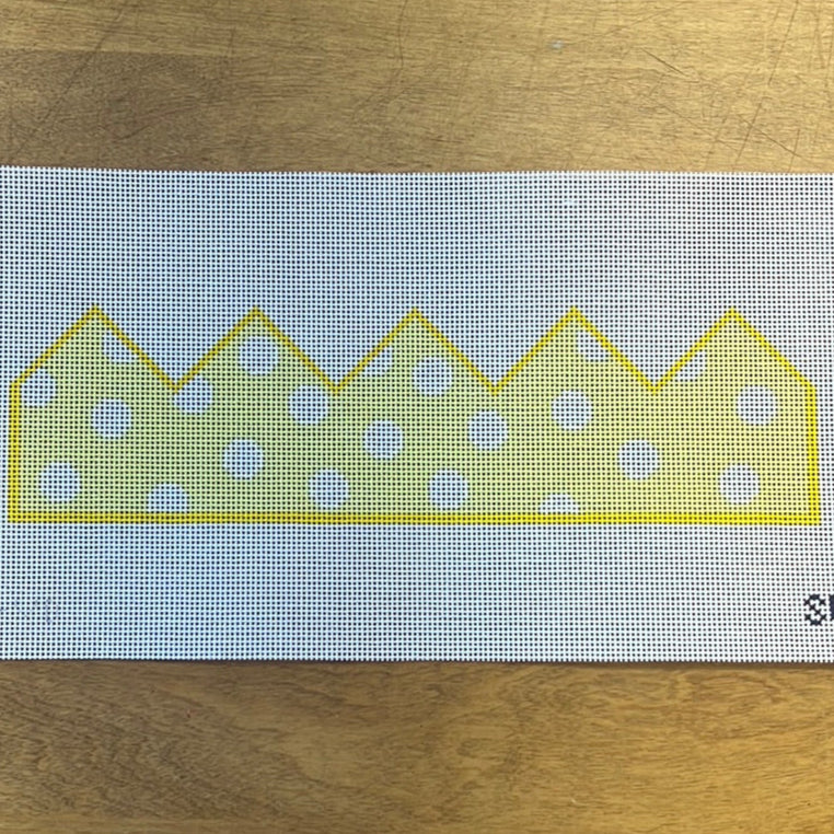 Birthday Crown-Yellow Dots