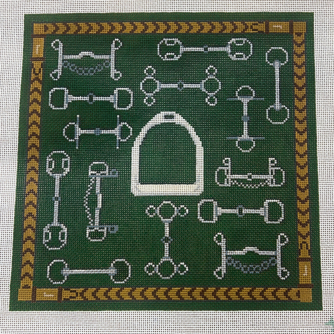 Bits and Stirrup Pillow