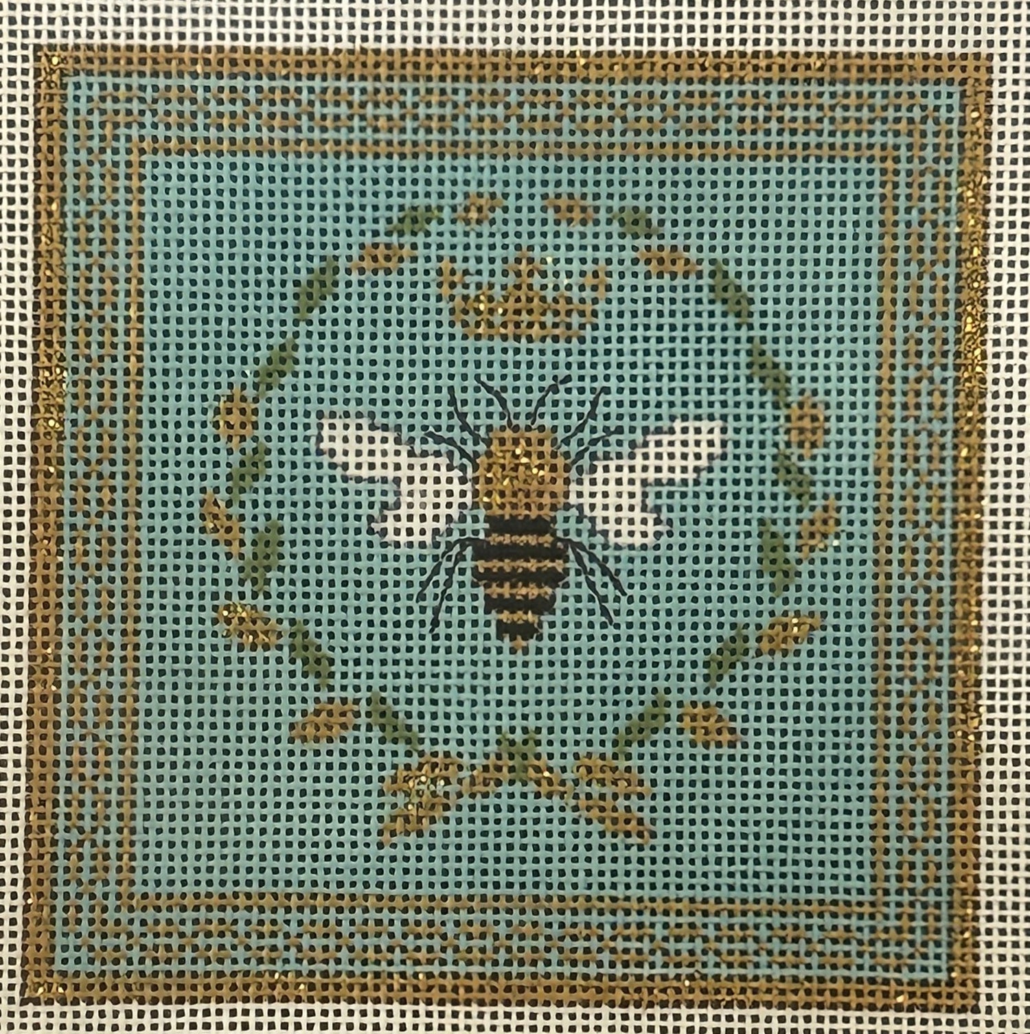 Bee Coaster Teal