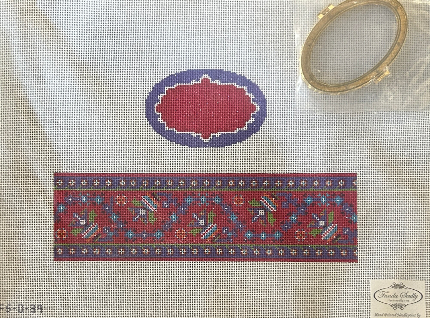 Oval Hinged Box - Turkish Tapestry