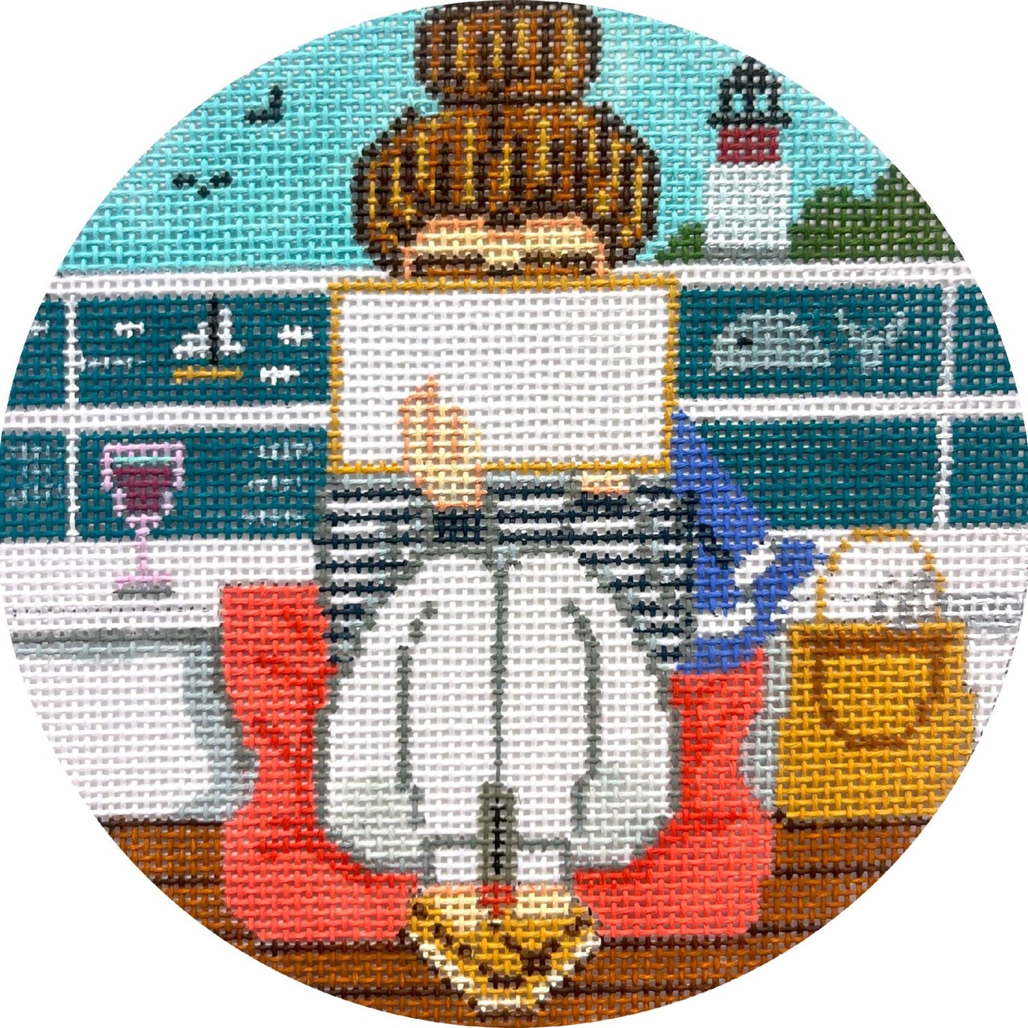 Sailing Stitching Girl