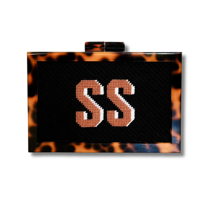 Tortoise Shell Acrylic Clutch