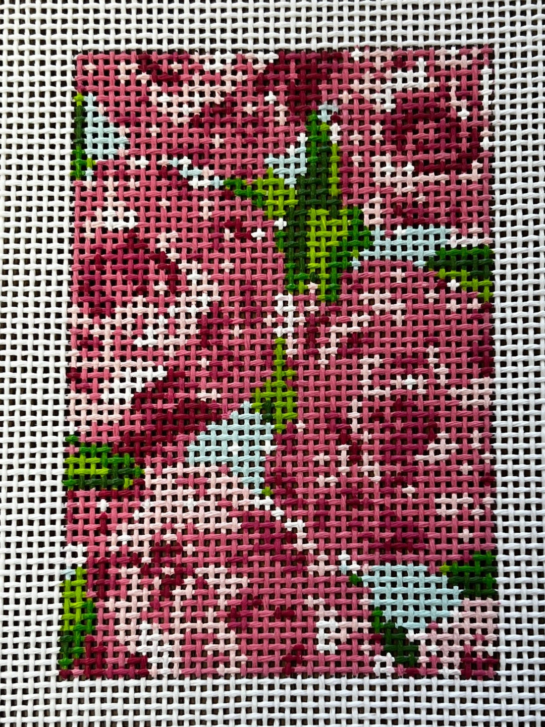 Roses on Teal Passport Insert