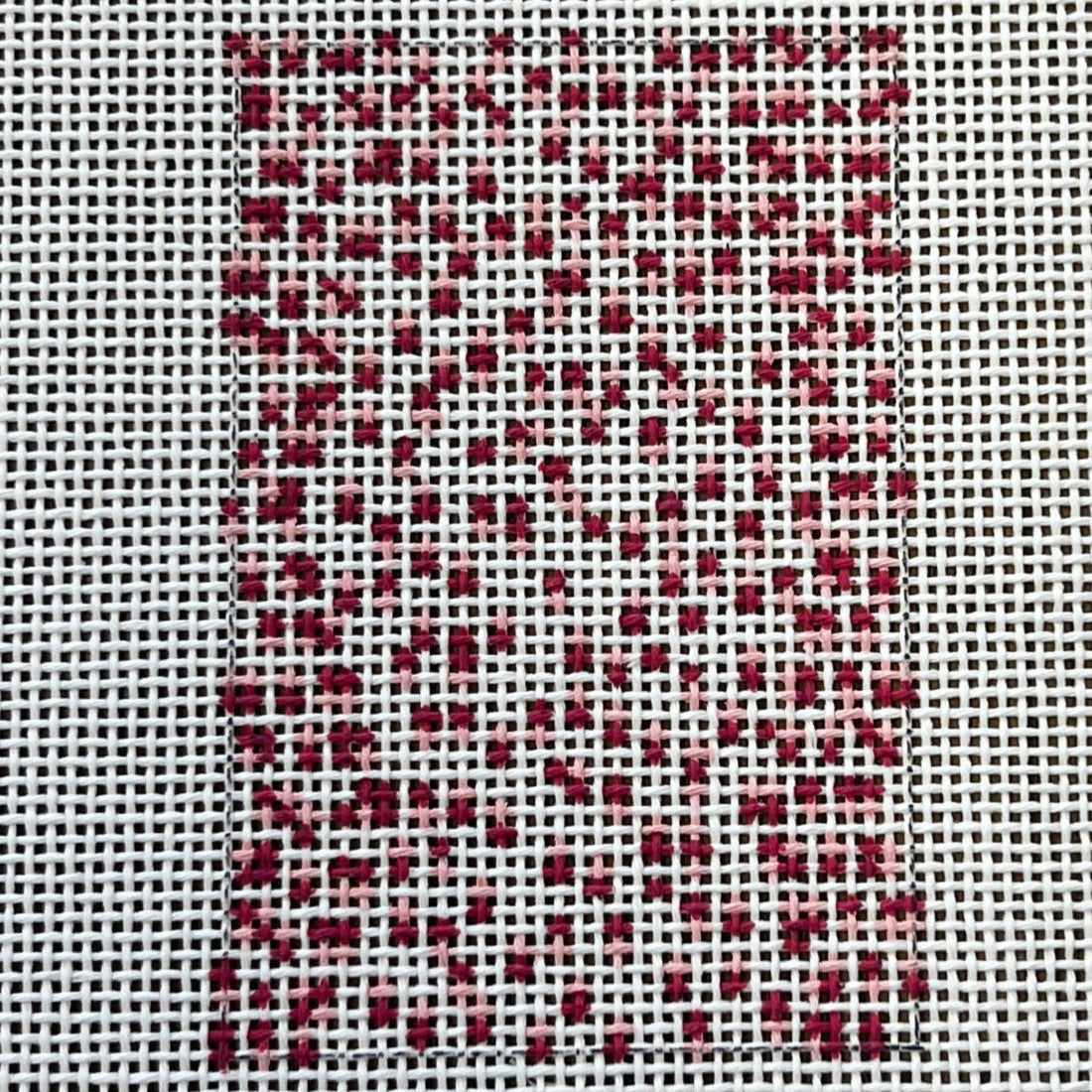 French Dots Luggage Tag Pink