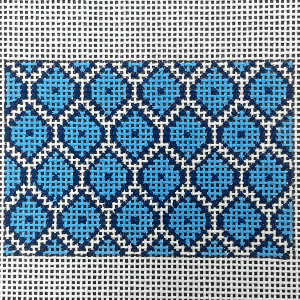 Blue Fish Scale Luggage Tag