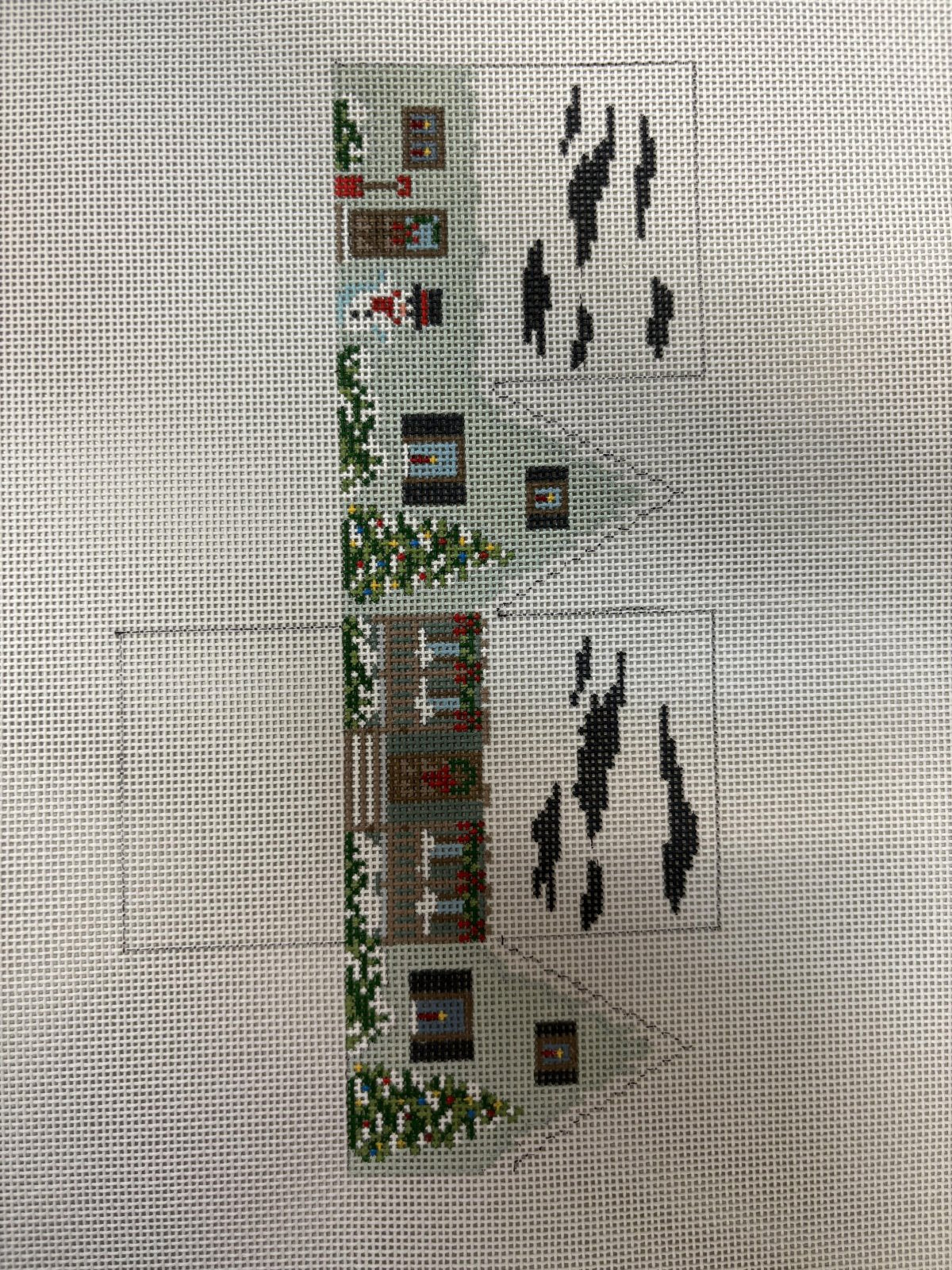 Mini Christmas House - Green
