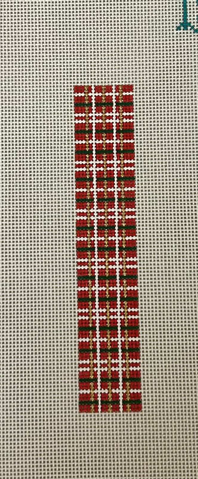 Red Tartan Key Fob