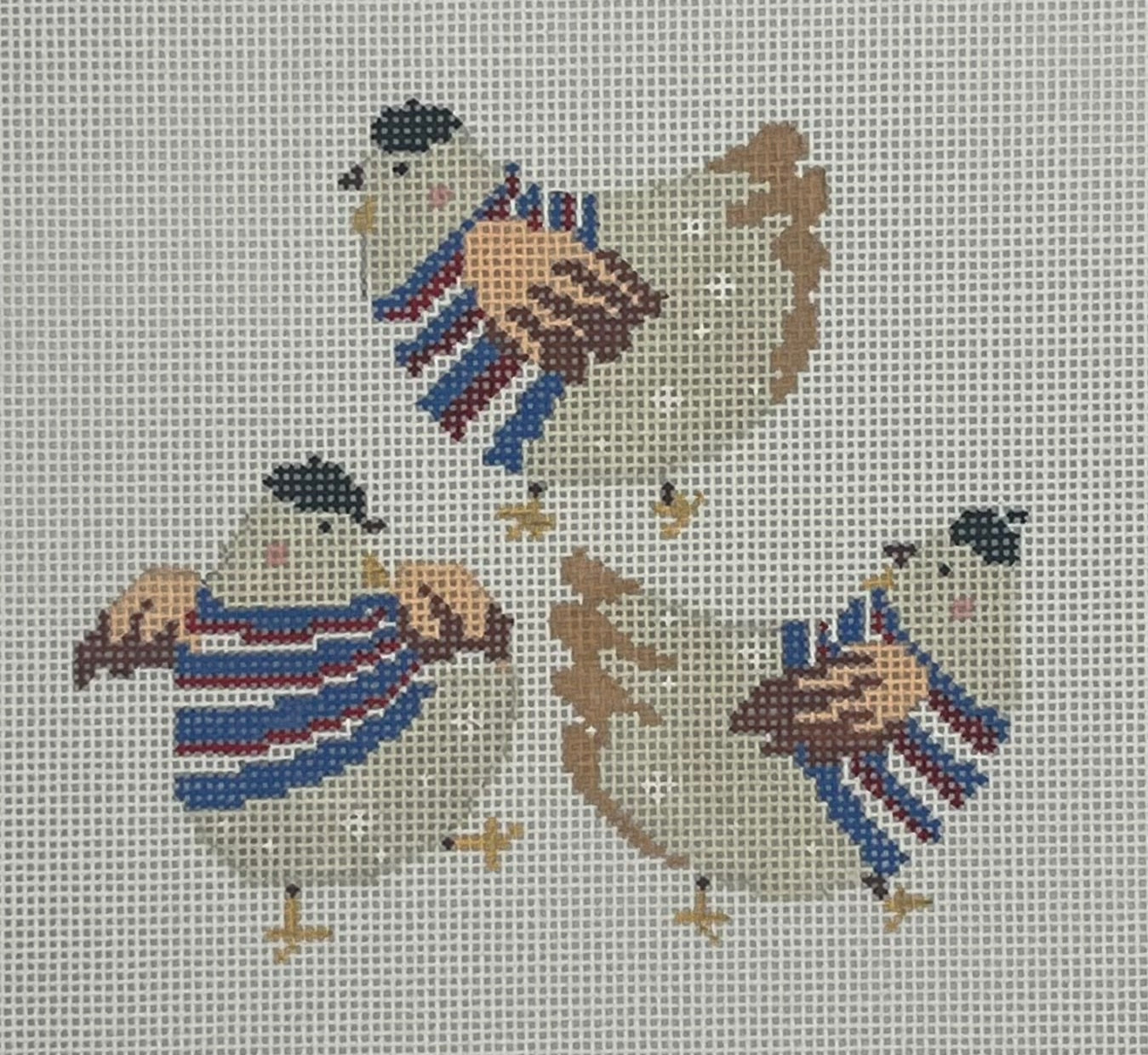 Twelve Days of Christmas - Three French Hens