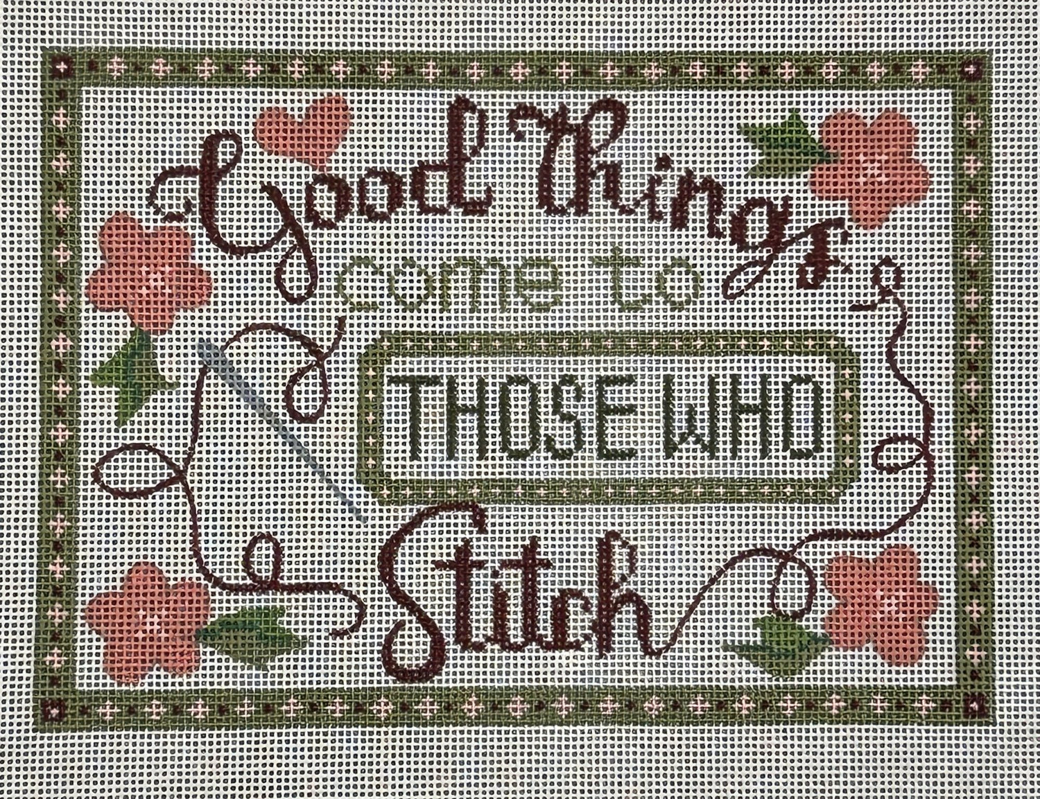 Good Things Come to Those who Stitch