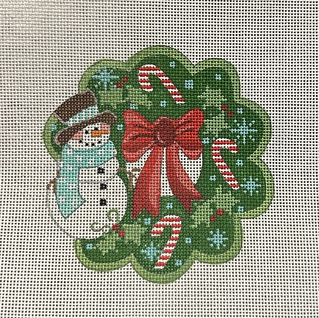 Wreath Ornament - Snowman