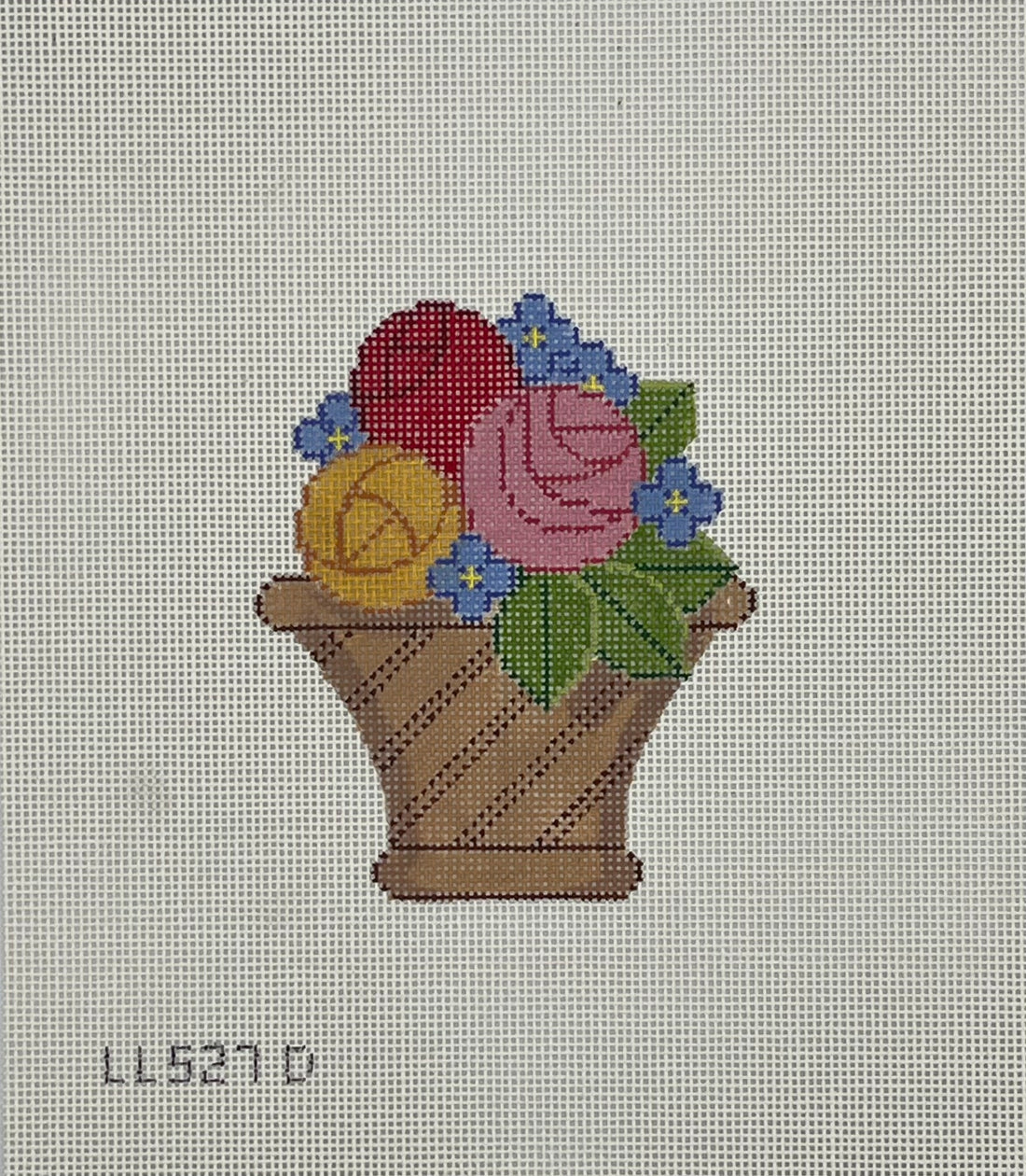 Pot of Colorful Flowers