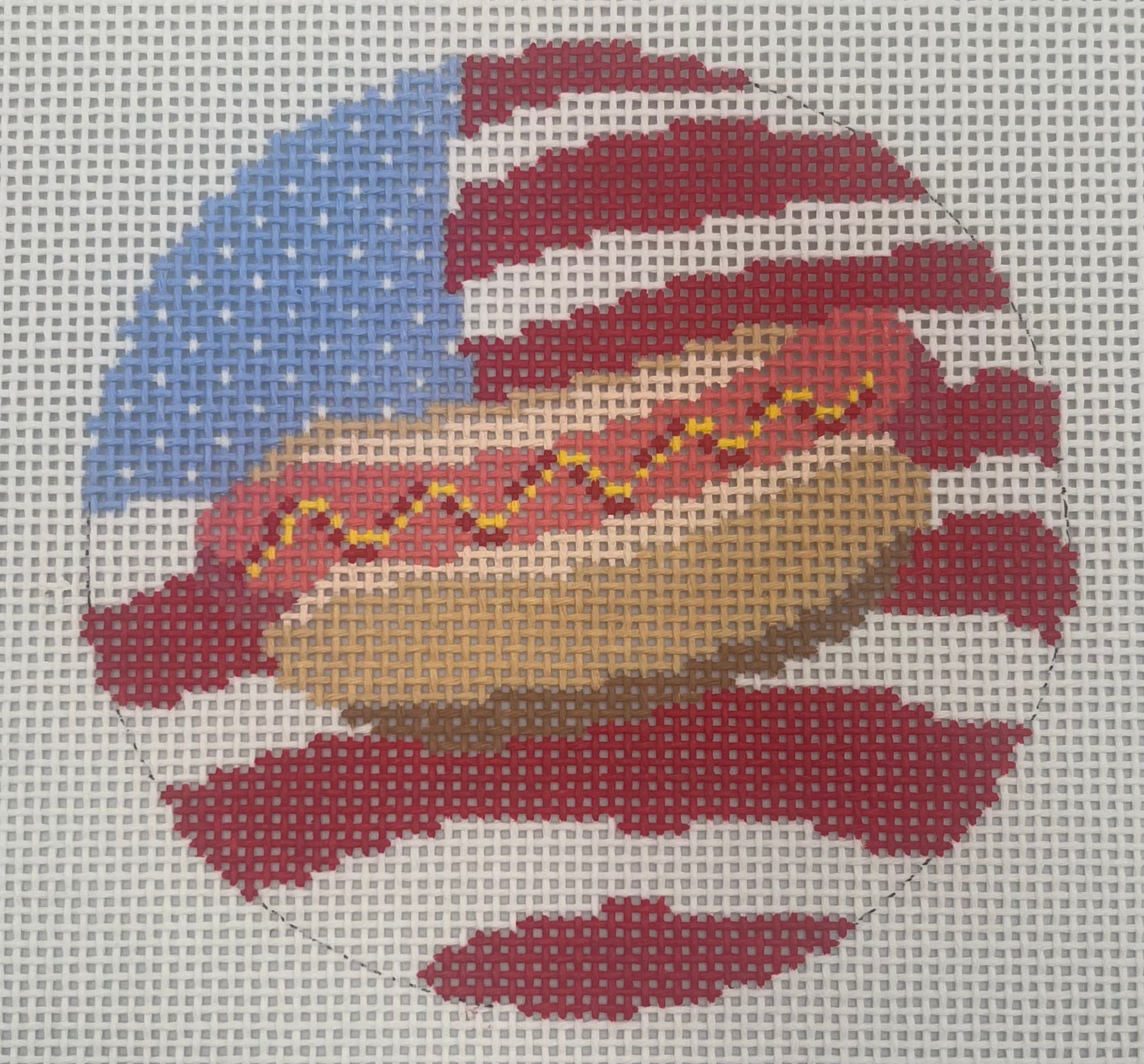 American Flag Hot Dog