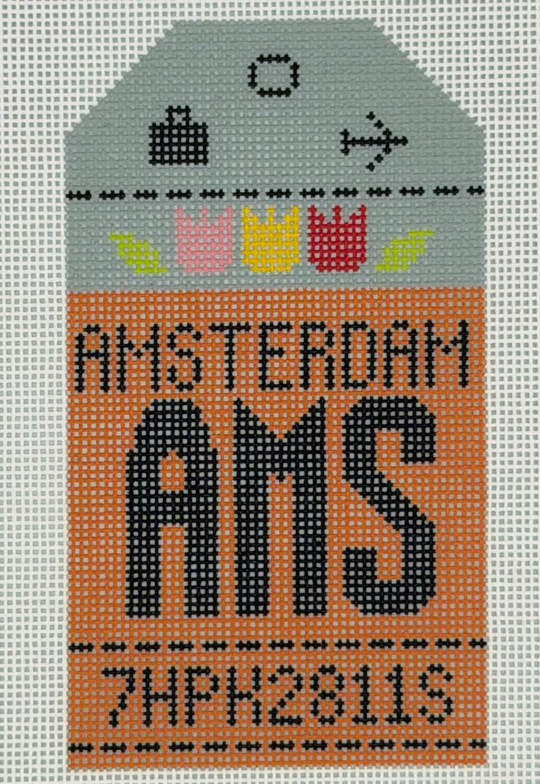 Amsterdam Retro Travel Tag