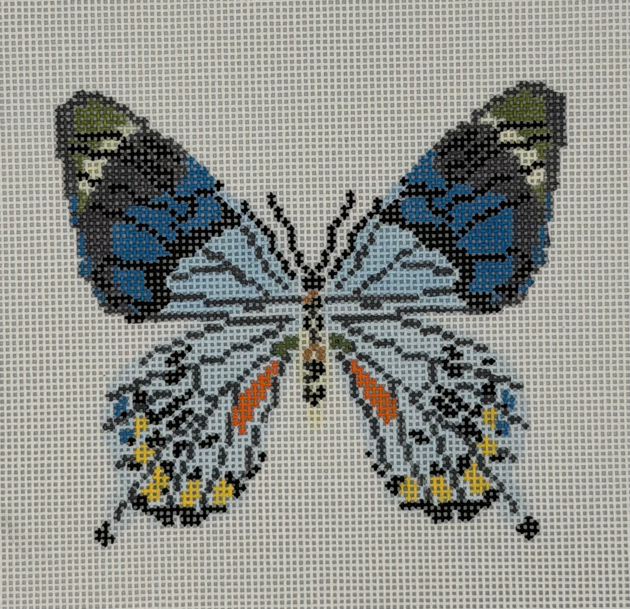 Blue Grey Butterfly Small