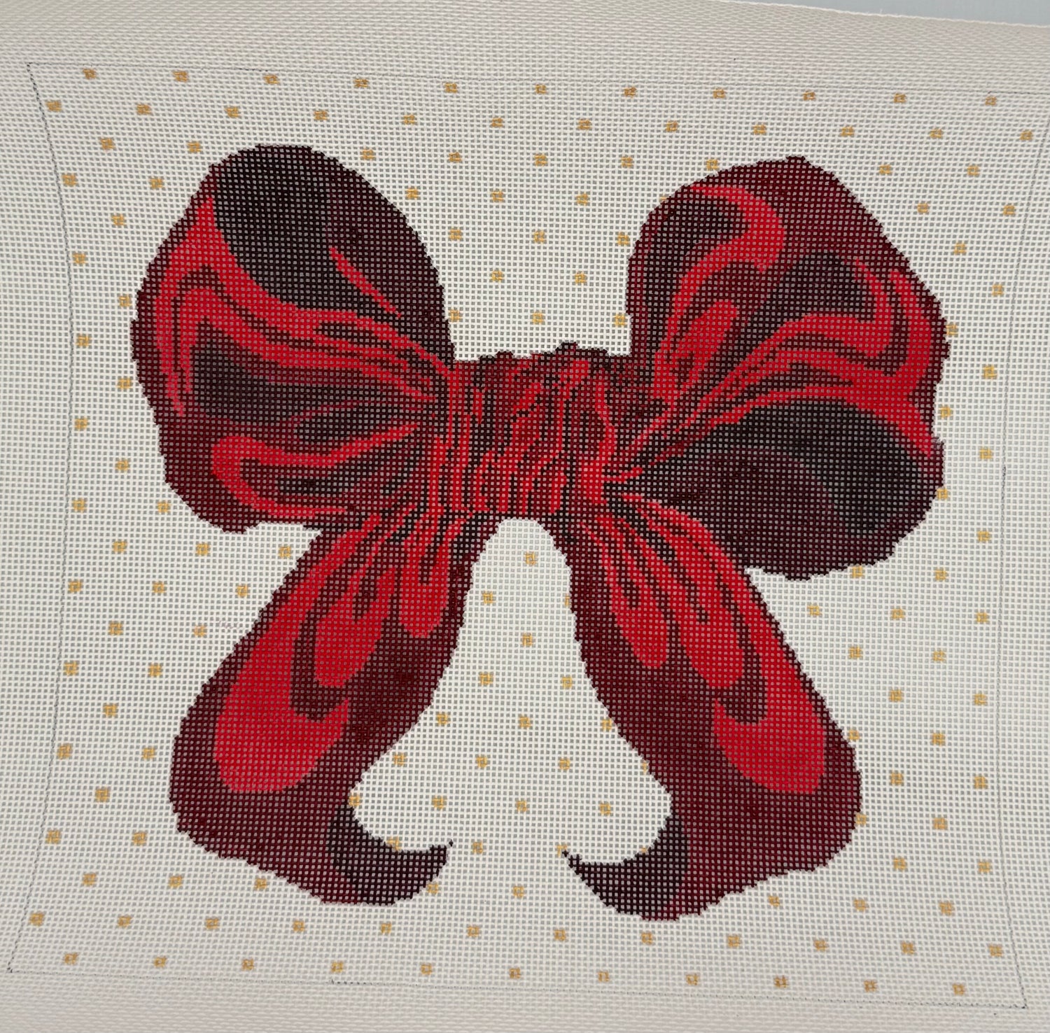 Red Bow with Polka Dots