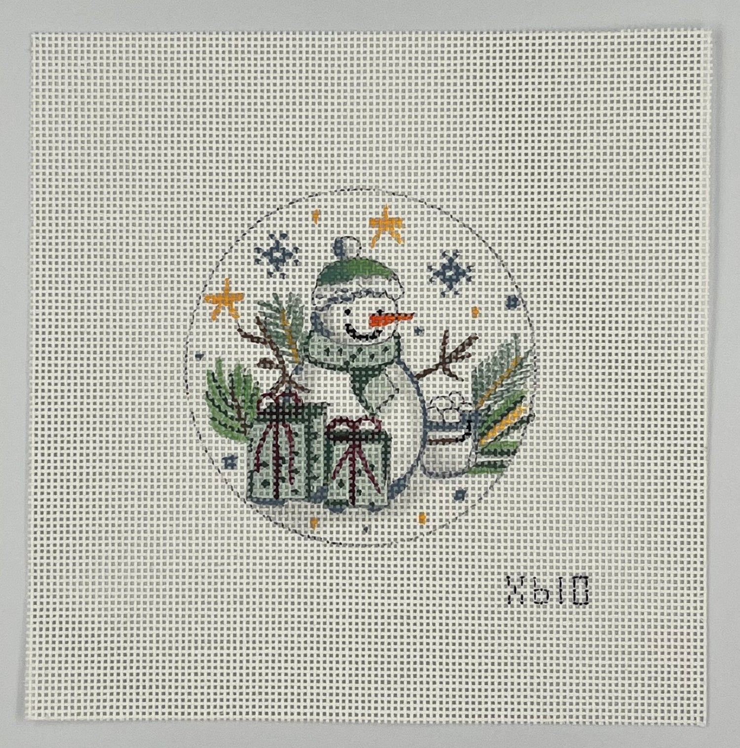 Snowman with Gifts