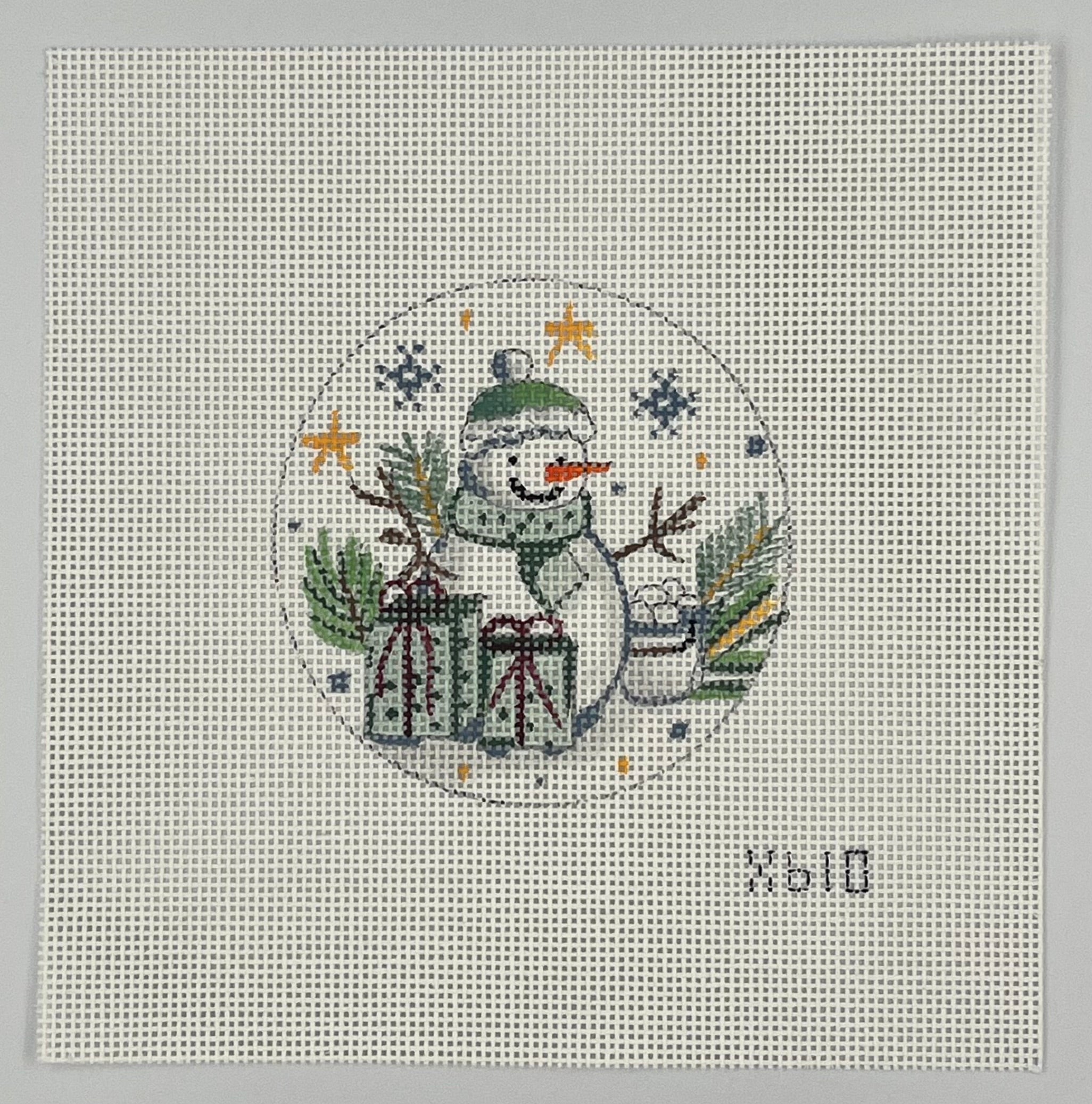 Snowman with Gifts