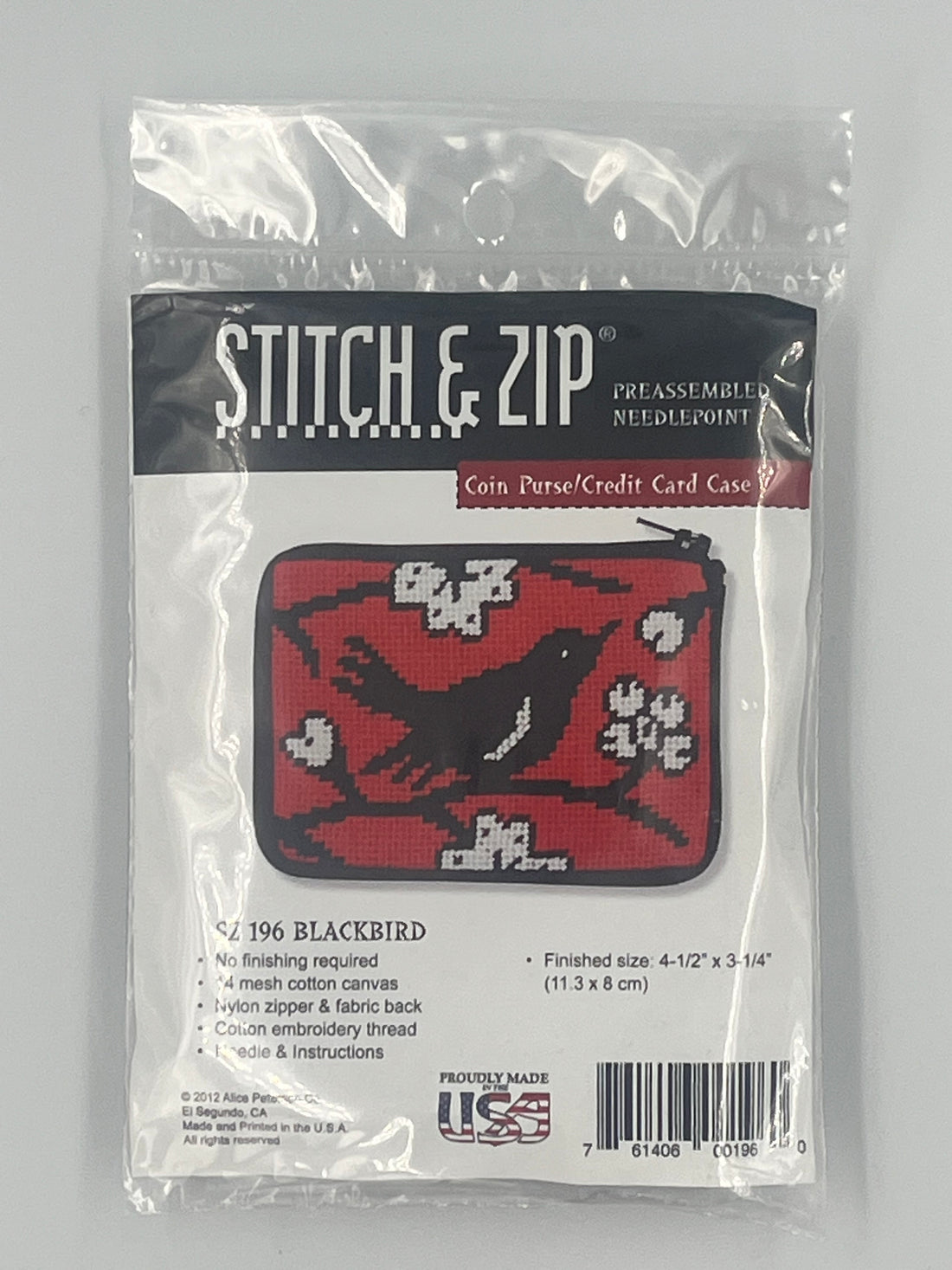 Stitch &amp; Zip - Blackbird Coin Purse