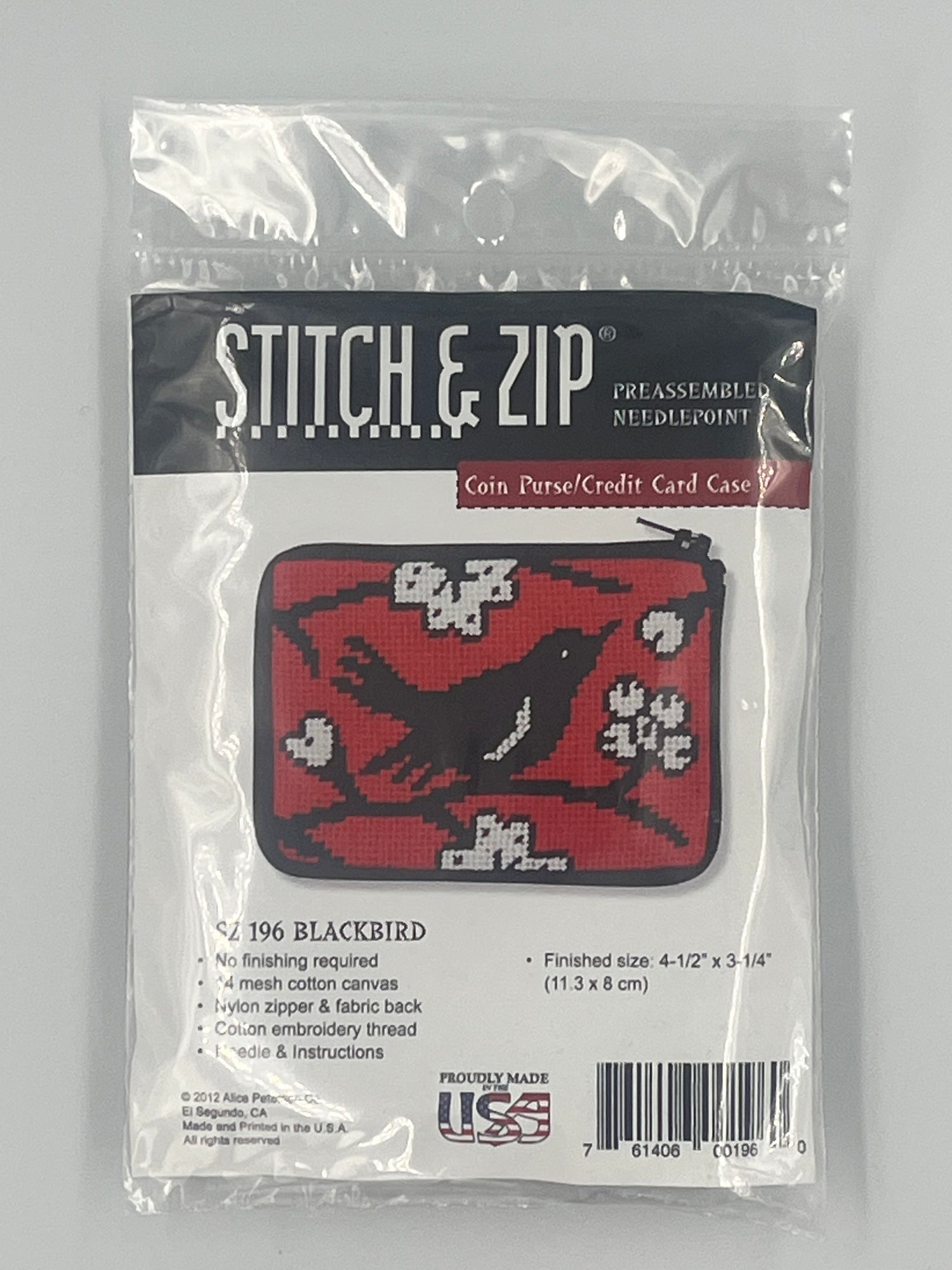 Stitch &amp; Zip - Blackbird Coin Purse