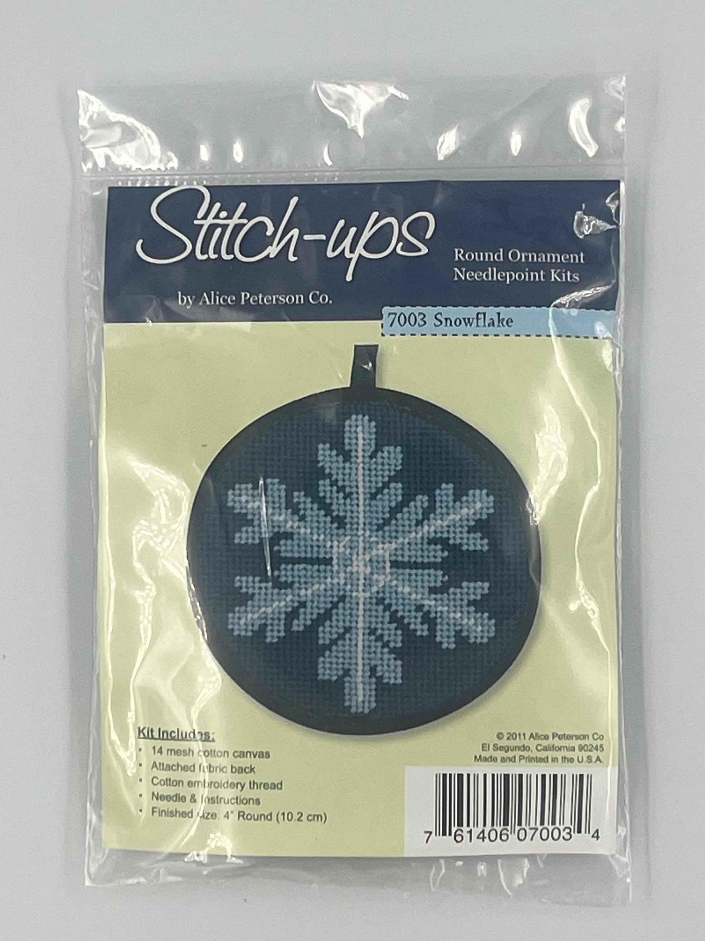 Stitch Ups - Snowflake Round
