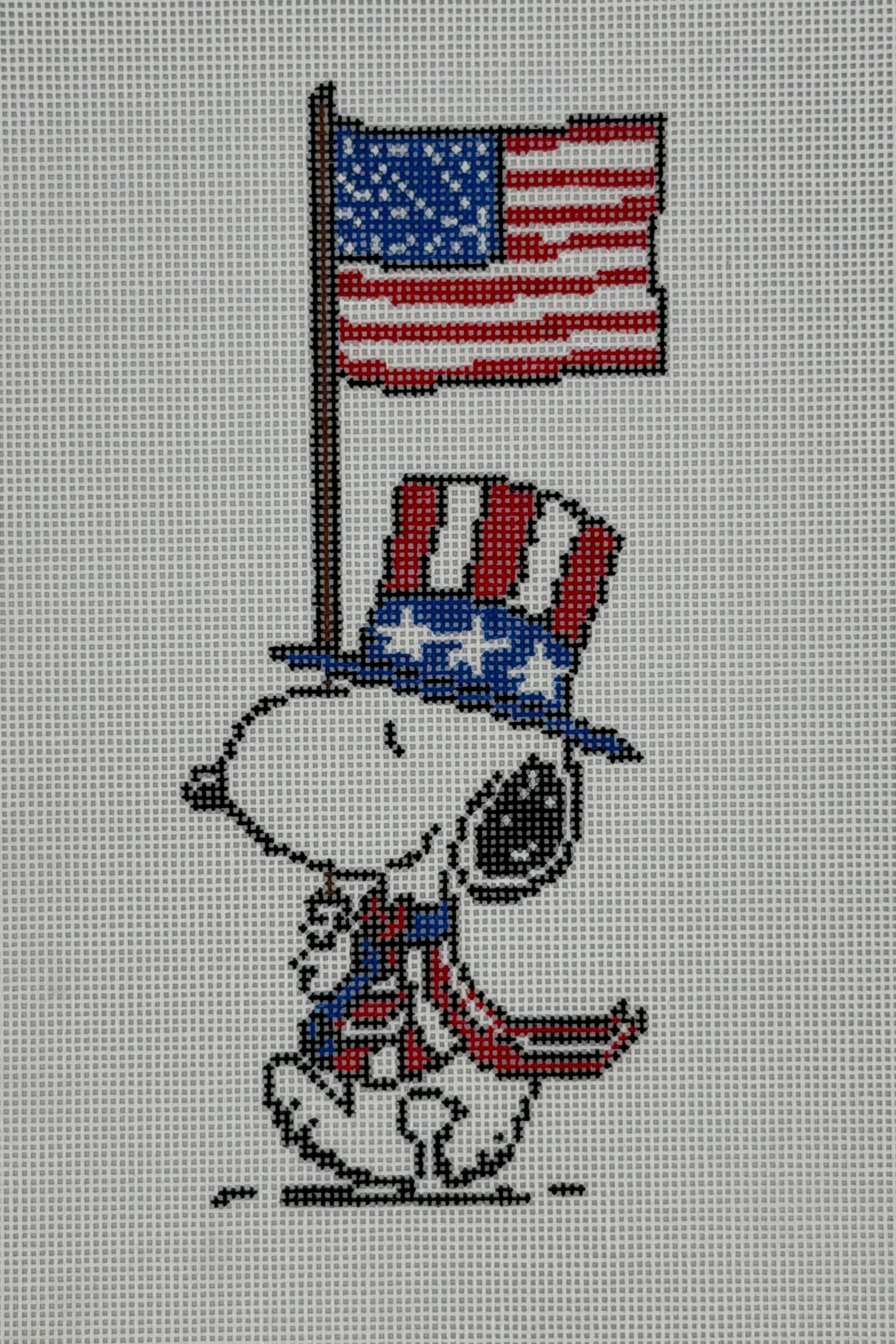 Peanuts - Snoopy Marching with the Flag