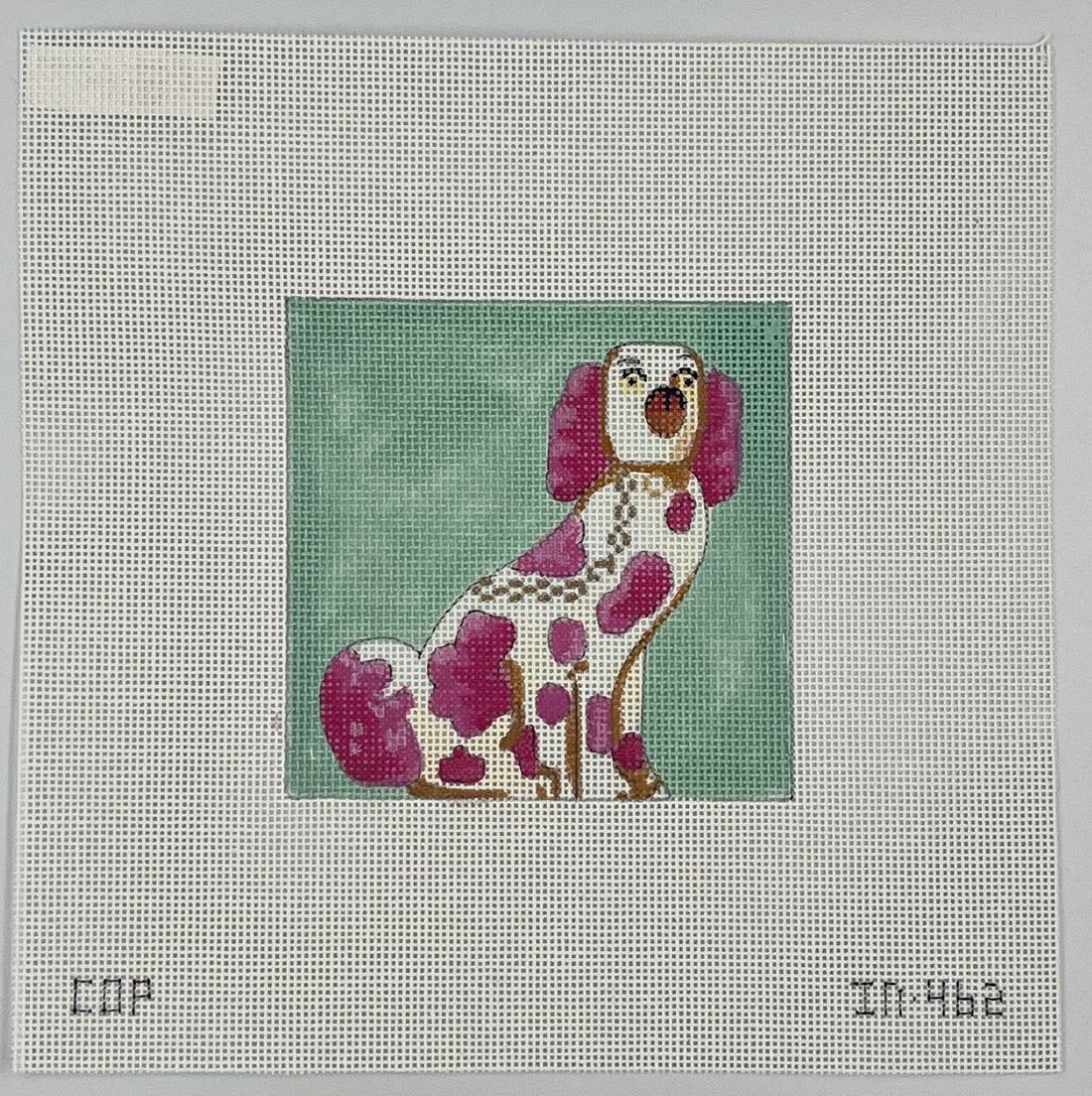 Pink Staffordshire Dog - Right-Facing