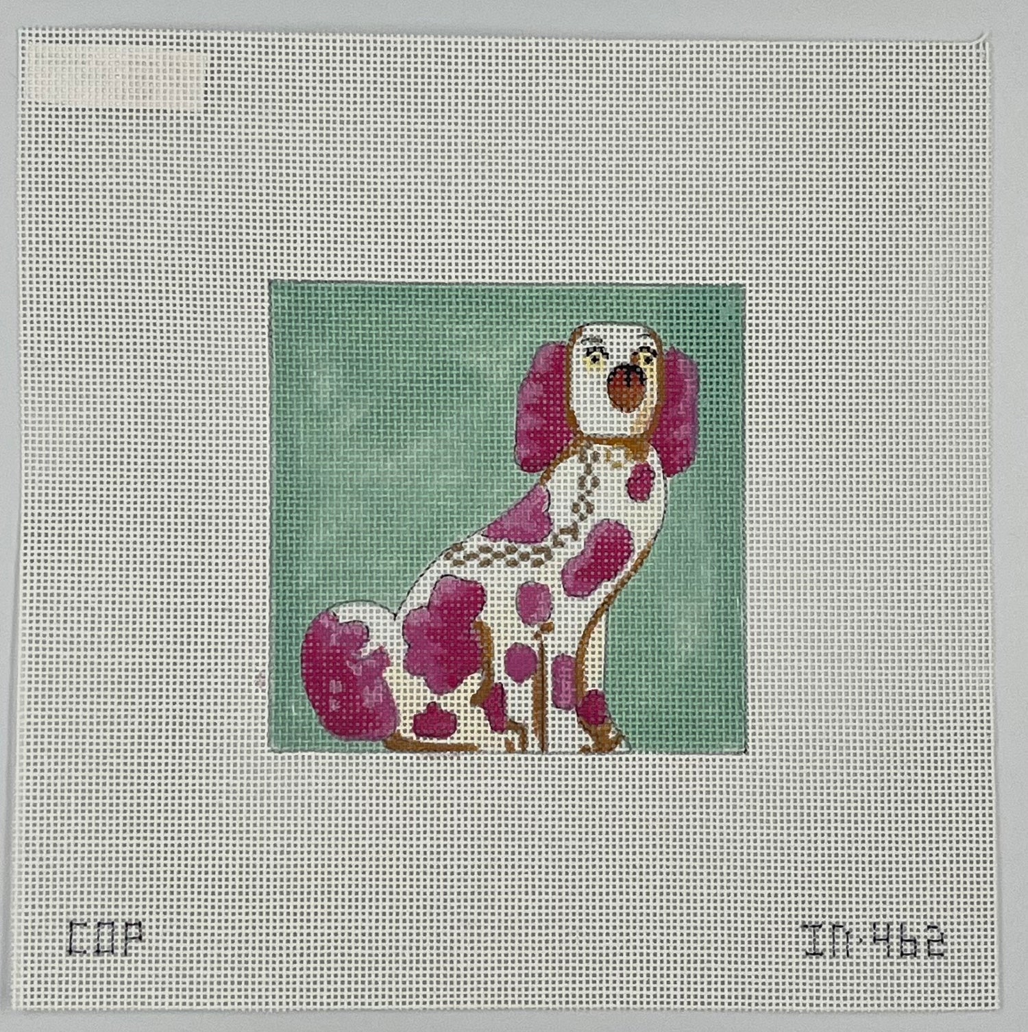 Pink Staffordshire Dog - Right-Facing