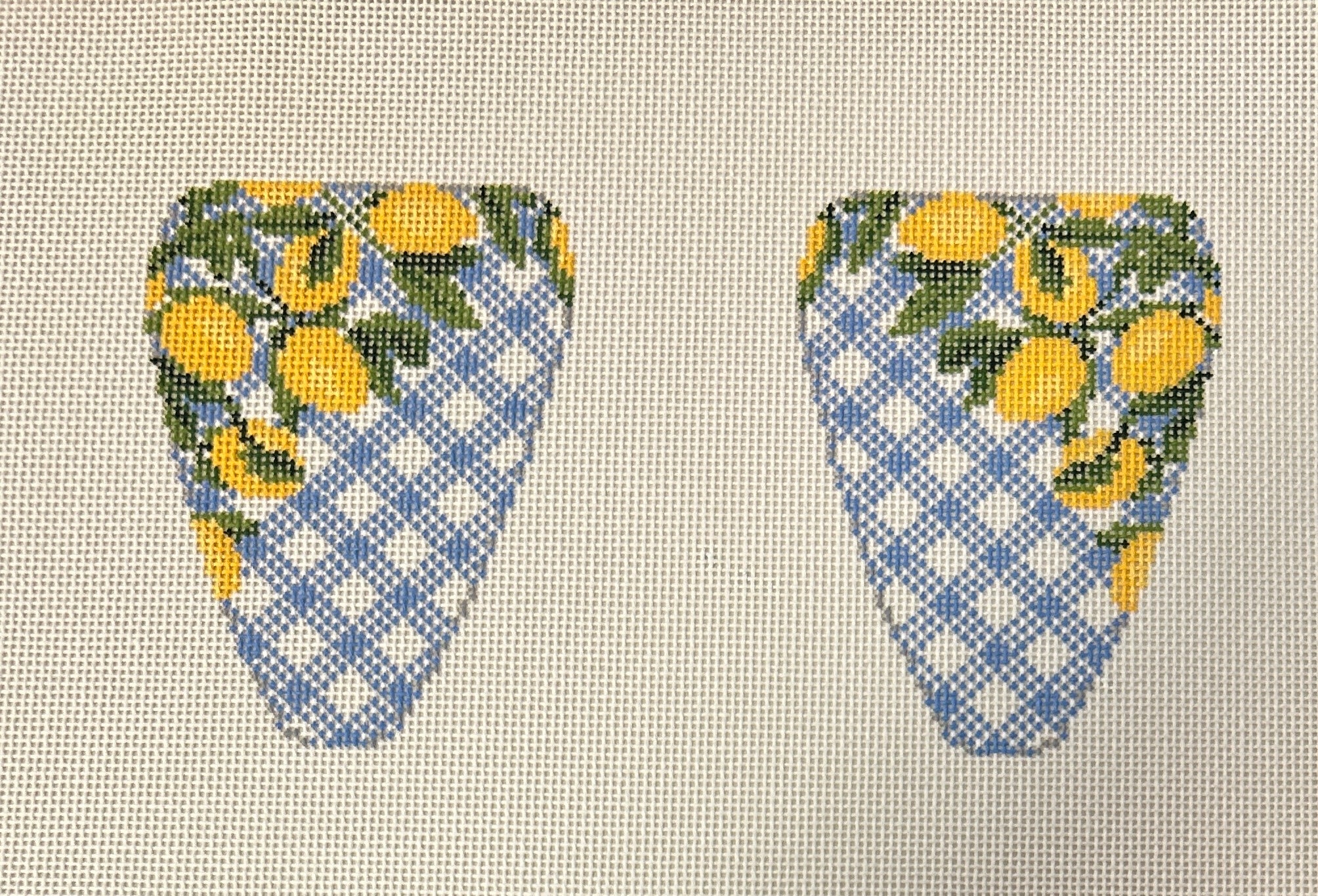 Scissors Case - Lemons and Gingham