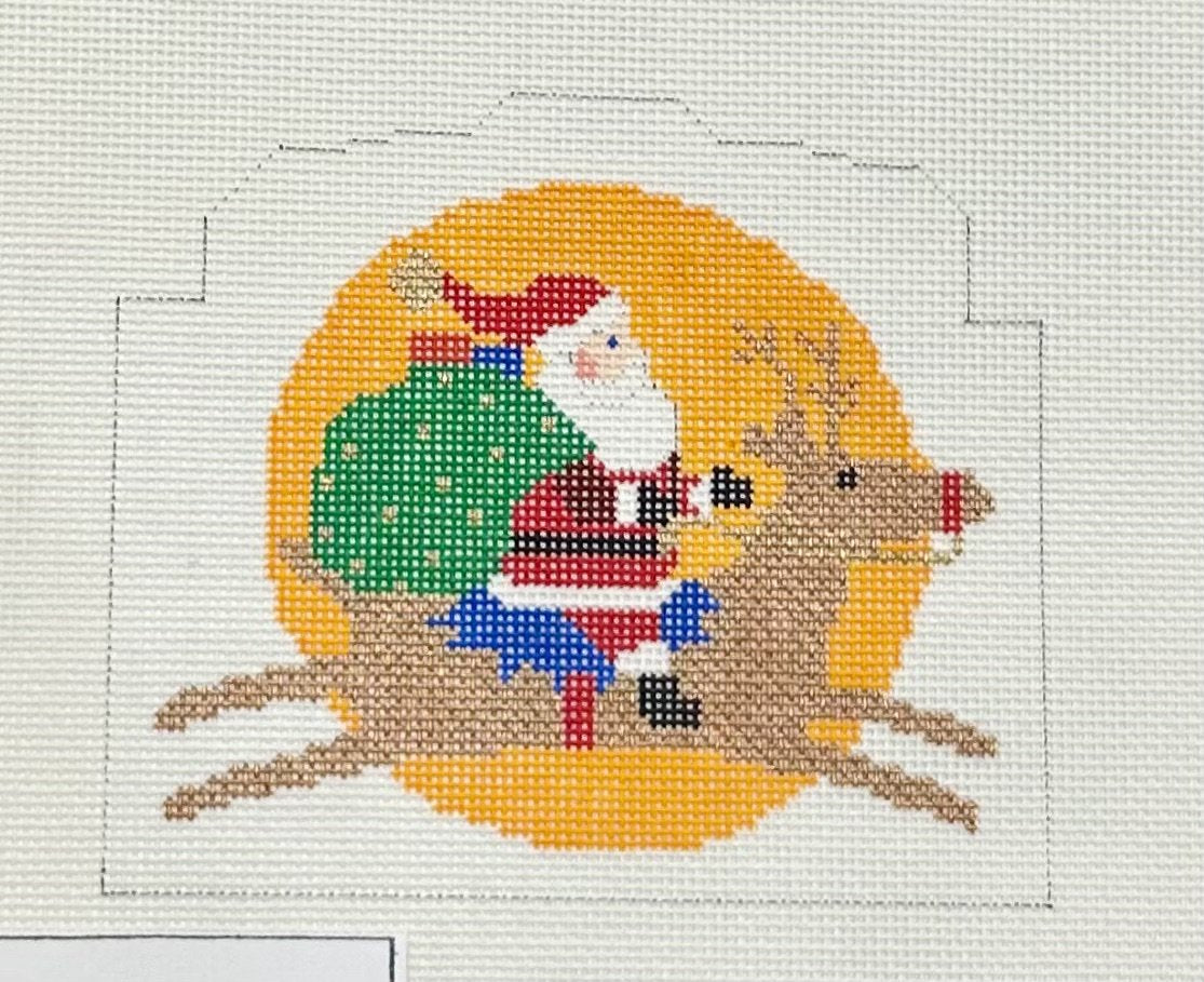 Santa in the Moon