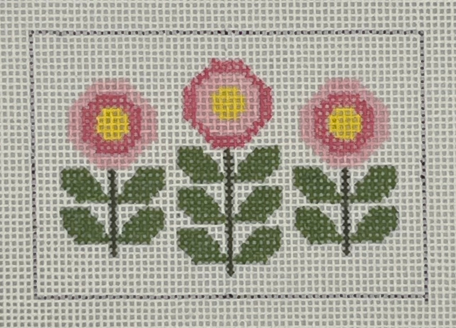 Three Blooms - Pink