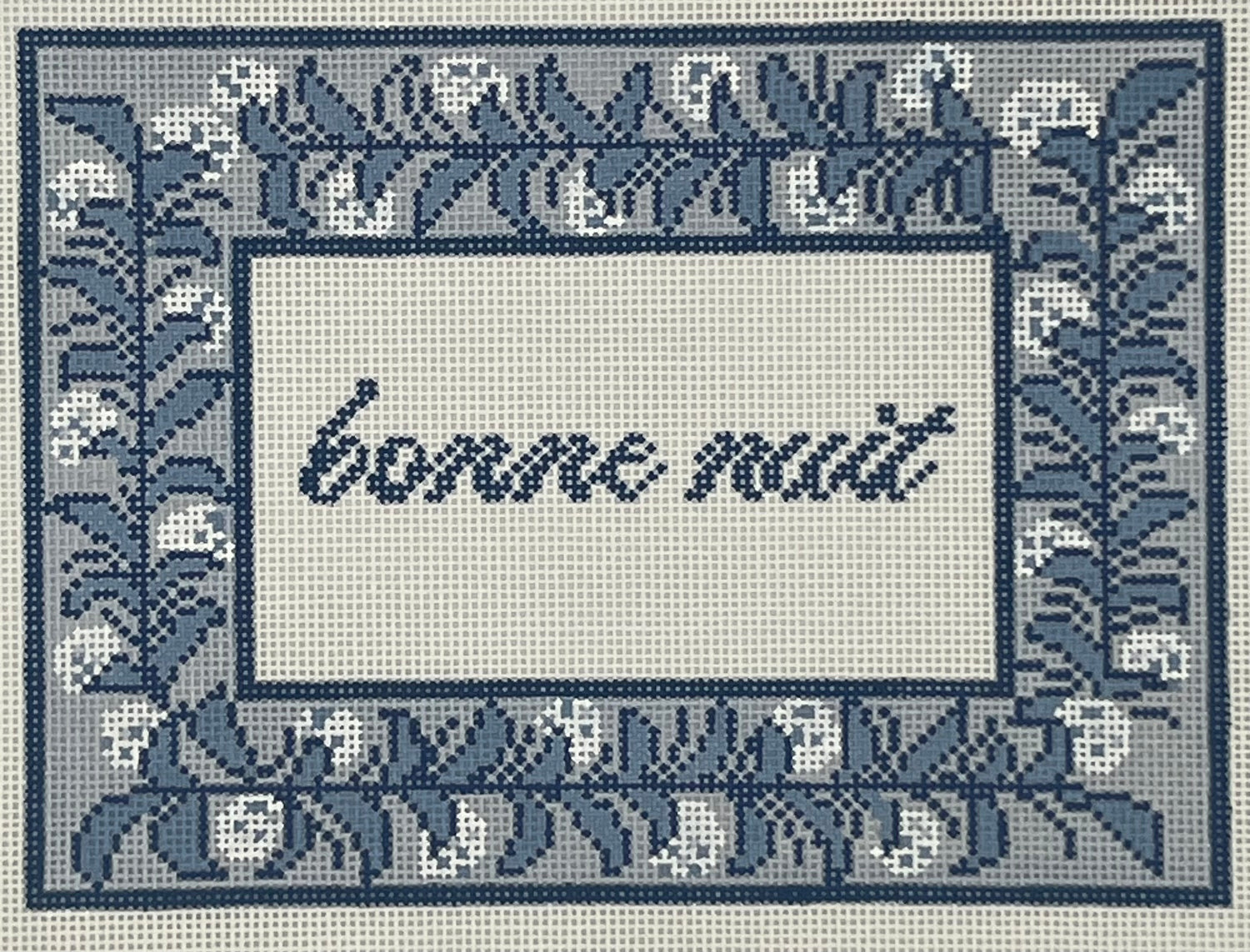 Bonne Nuit Sign - Blue
