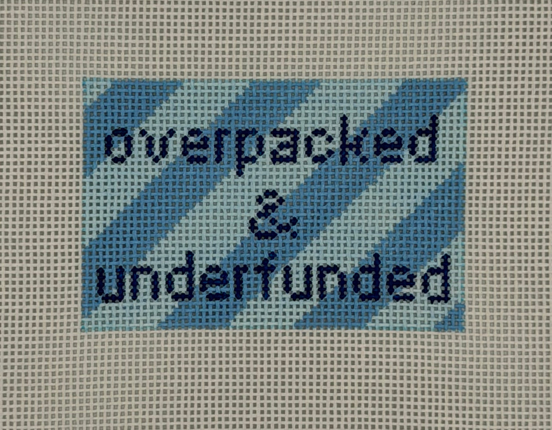 Overpacked and Underfunded - Luggage Tag