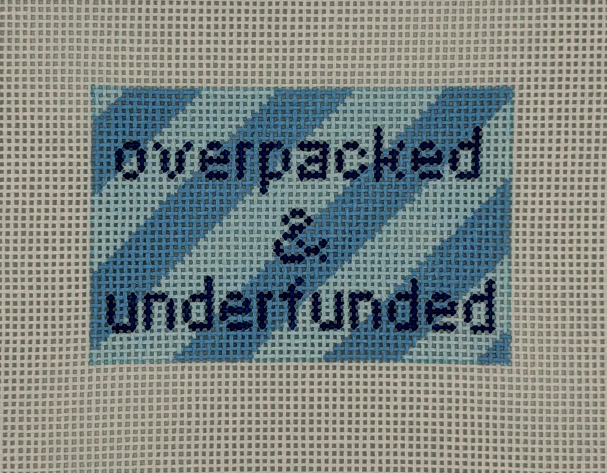 Overpacked and Underfunded - Luggage Tag