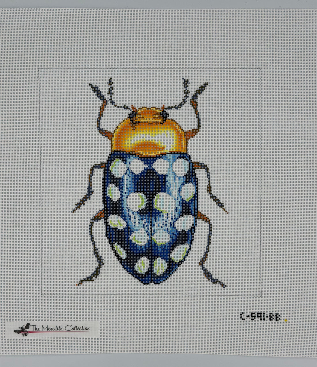 Little Bugs - Blue w/ White Dots