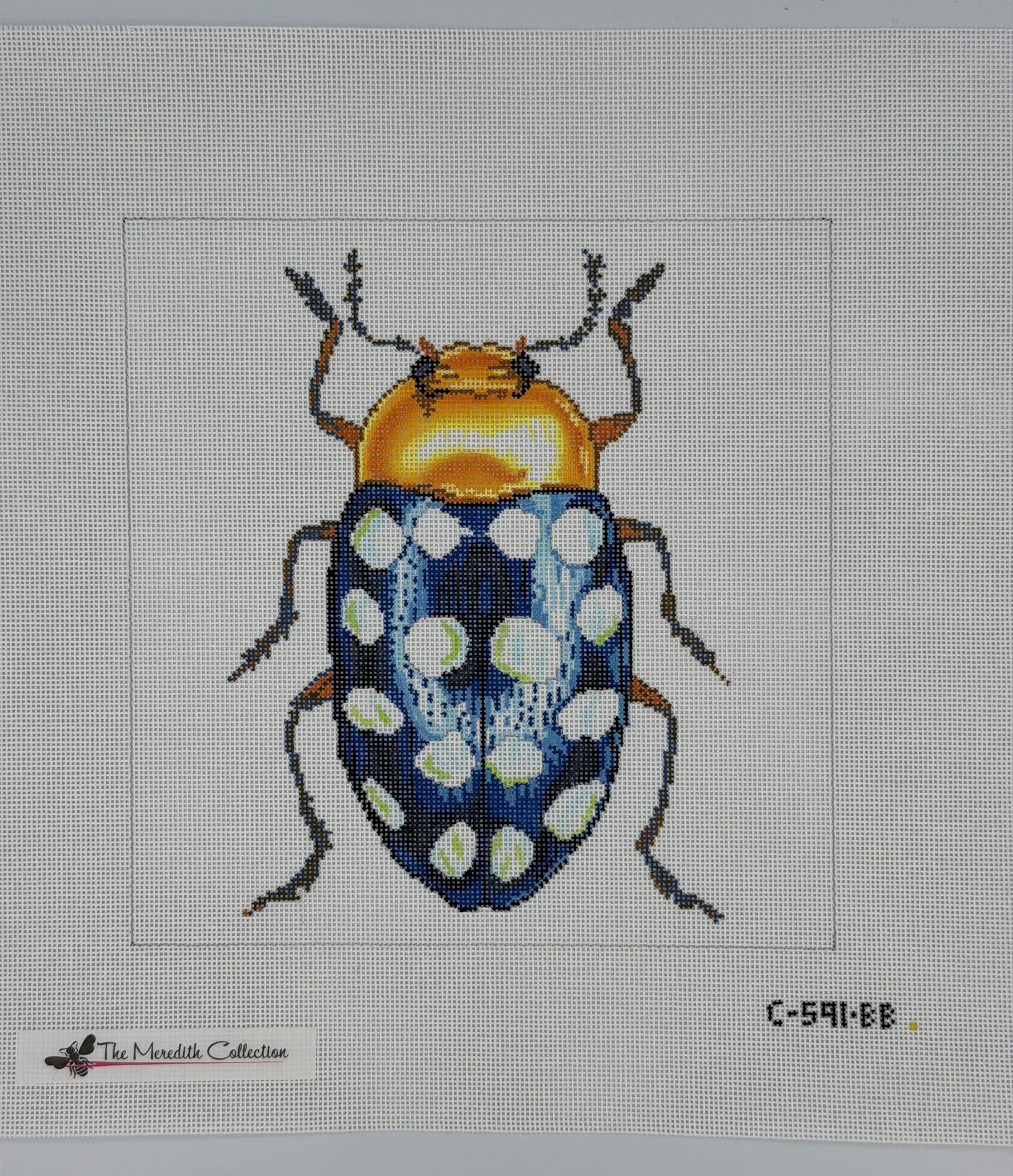 Little Bugs - Blue w/ White Dots