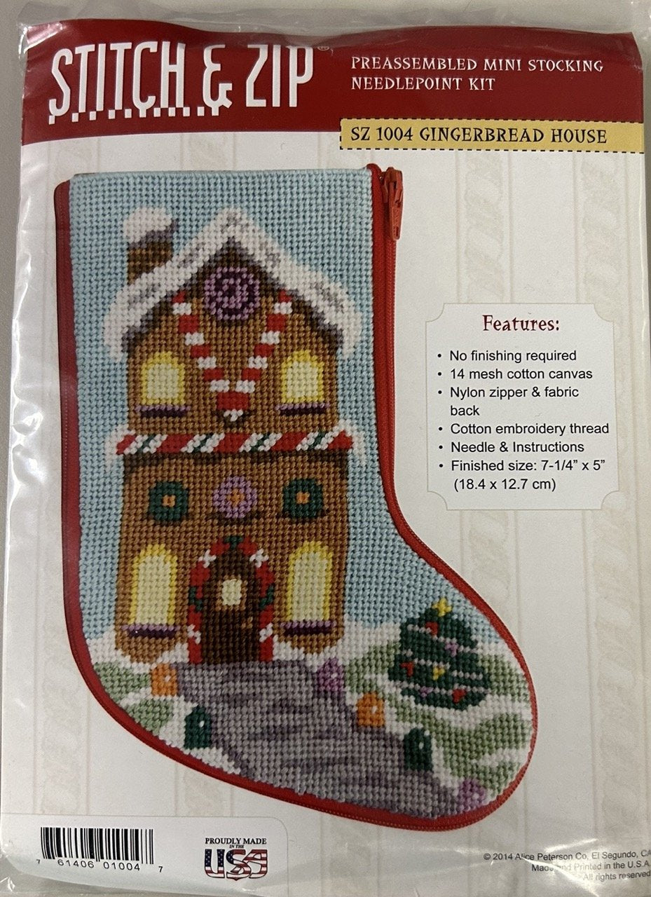 Stitch &amp; Zip Mini Sock Gingerbread House
