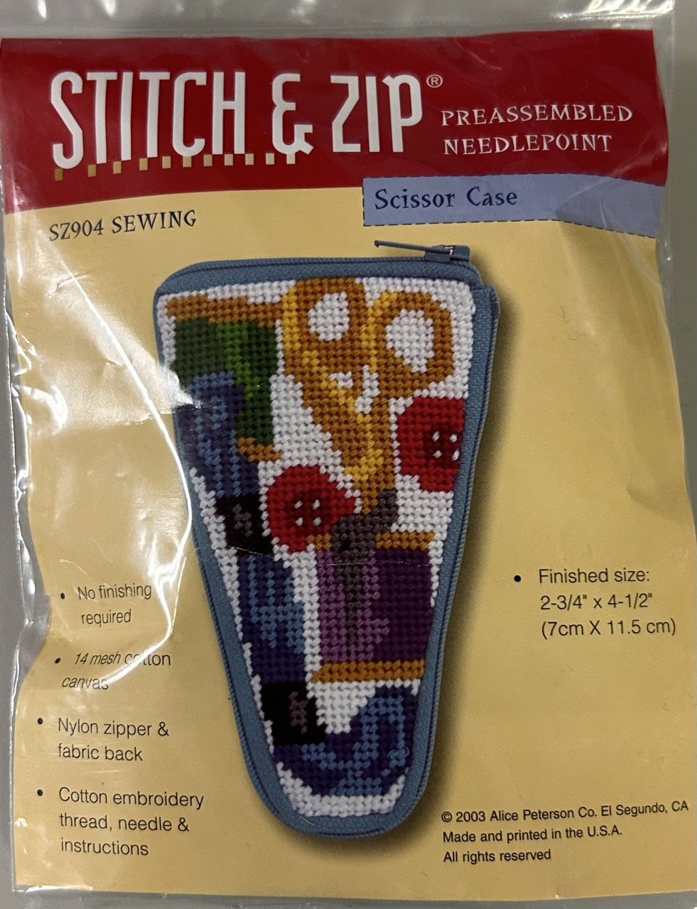 Stitch &amp; Zip Scissor Case