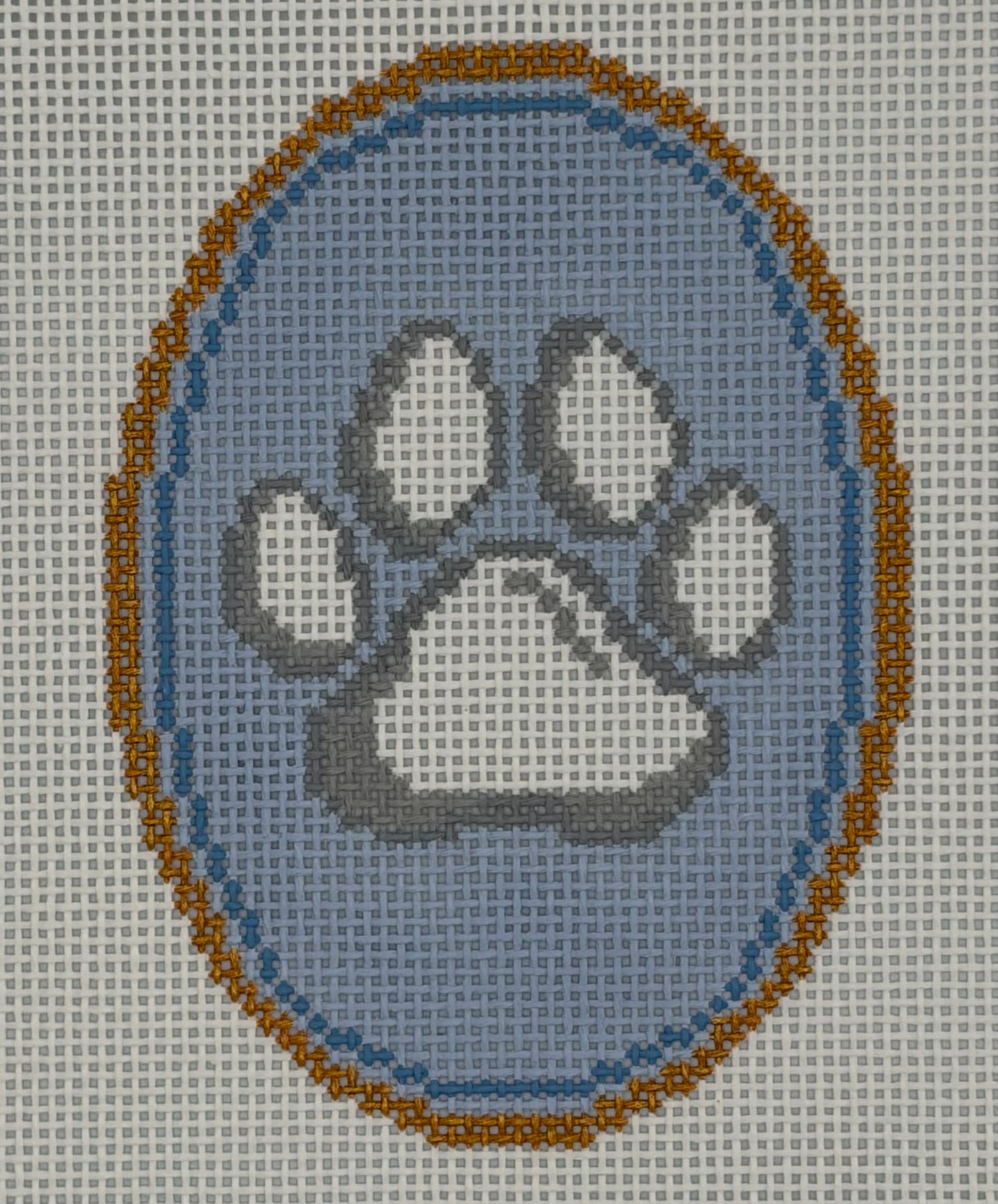 Paw Print Cameo