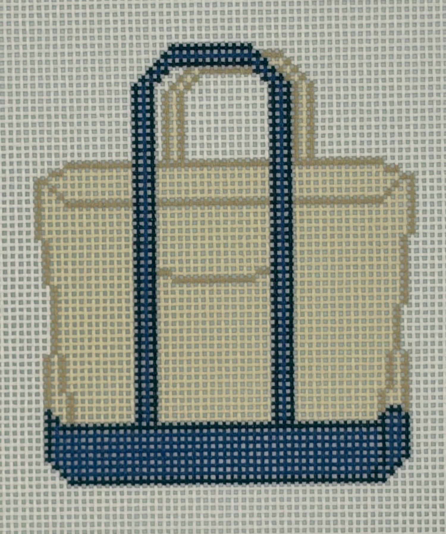 Plain Colored Tote - Navy