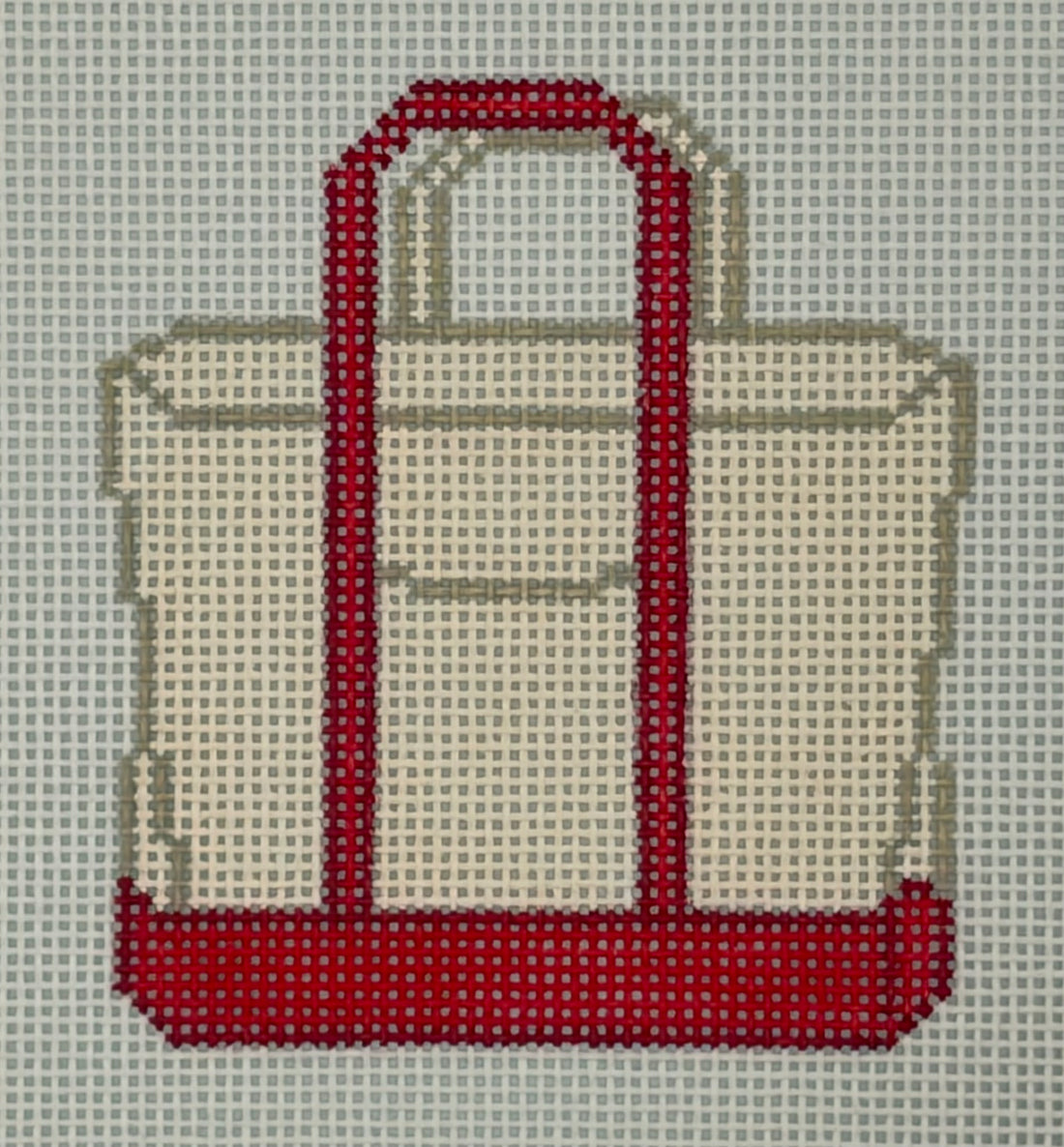 Plain Colored Tote - Red