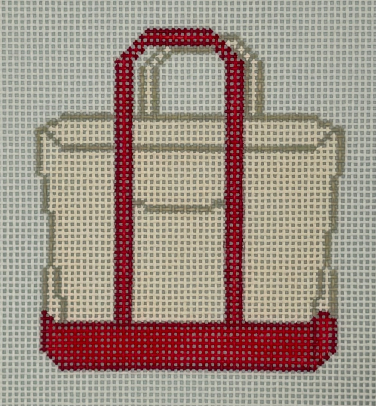 Plain Colored Tote - Red