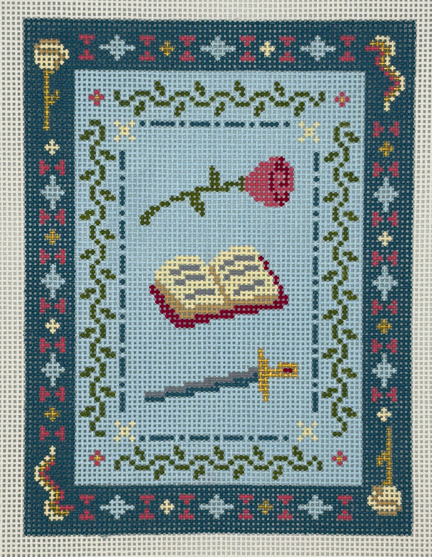 Letters and Roses Kindle Case