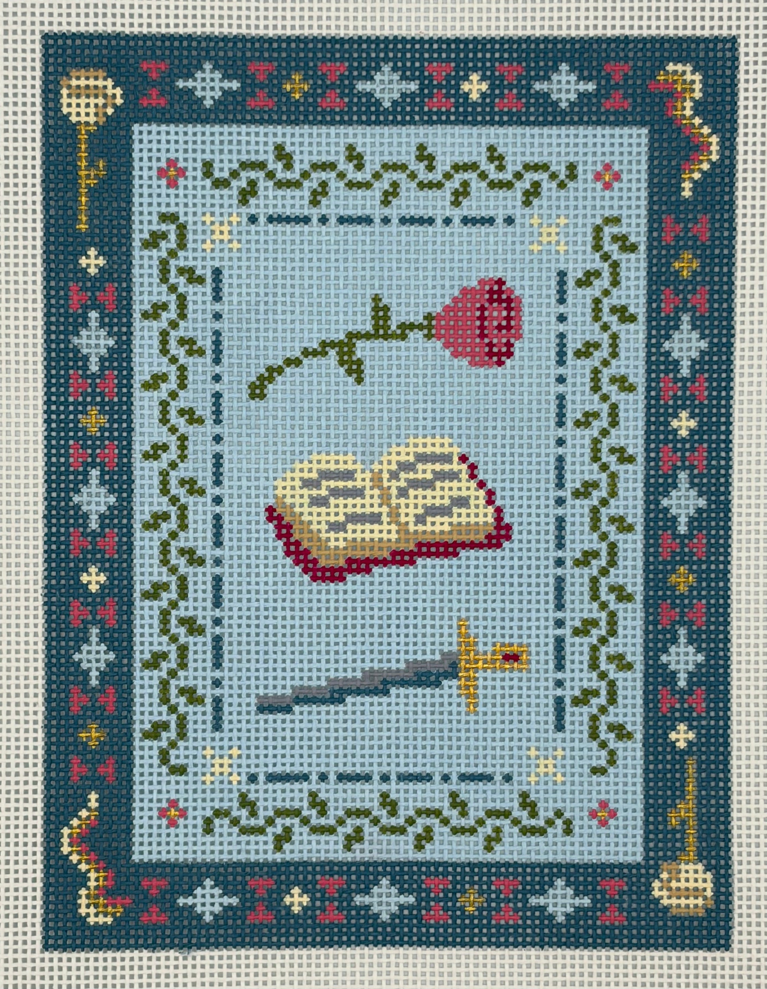 Letters and Roses Kindle Case