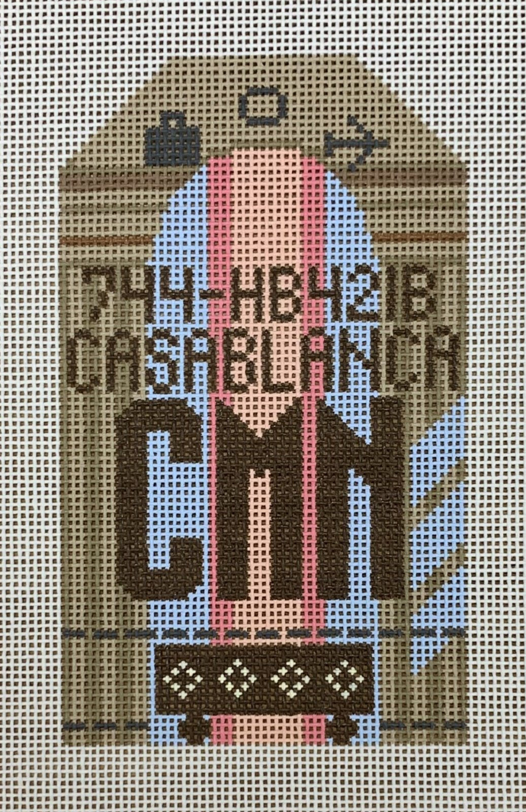 Casablanca Retro Travel Tag
