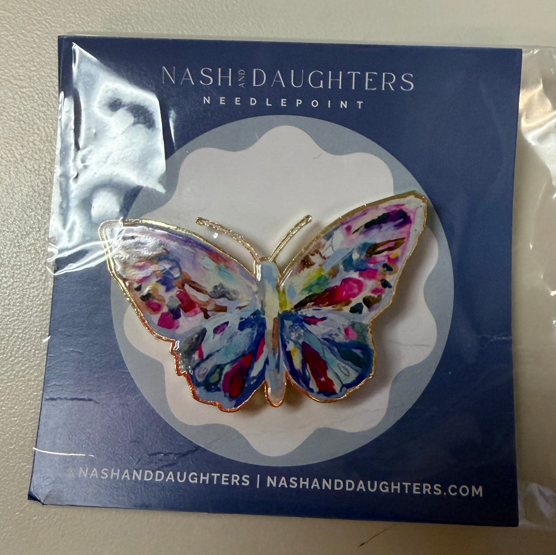 Colorful Butterfly Needle Minder